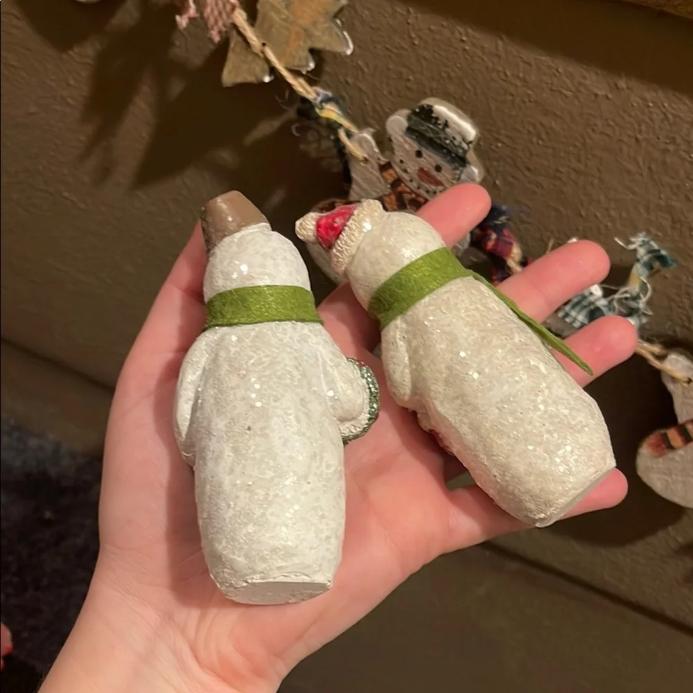 Vintage Festive Snowman Holiday Decor Lot
